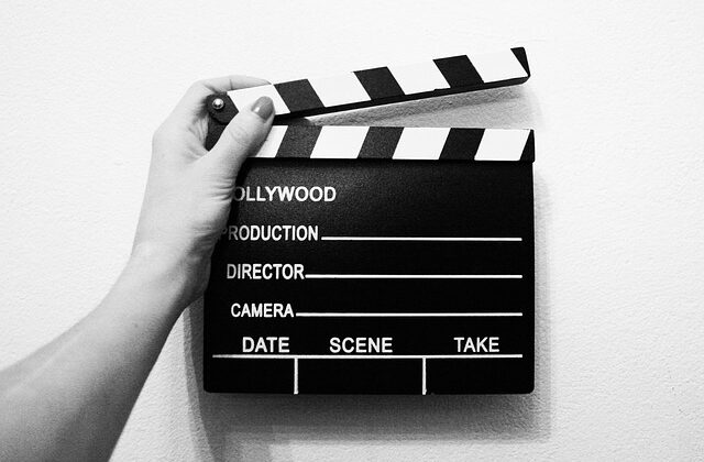 Hollywood clapperboard