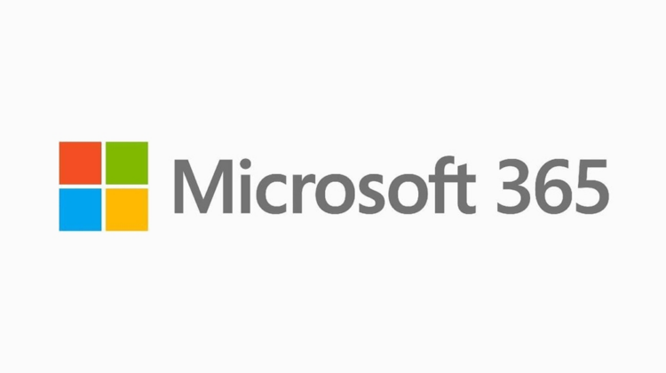 Microsoft 365 logo on a white background