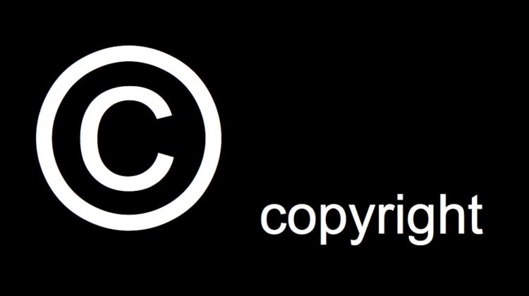 An image displaying the copyright symbol in the top left corner and the text 'copyright' in the bottom right corner.