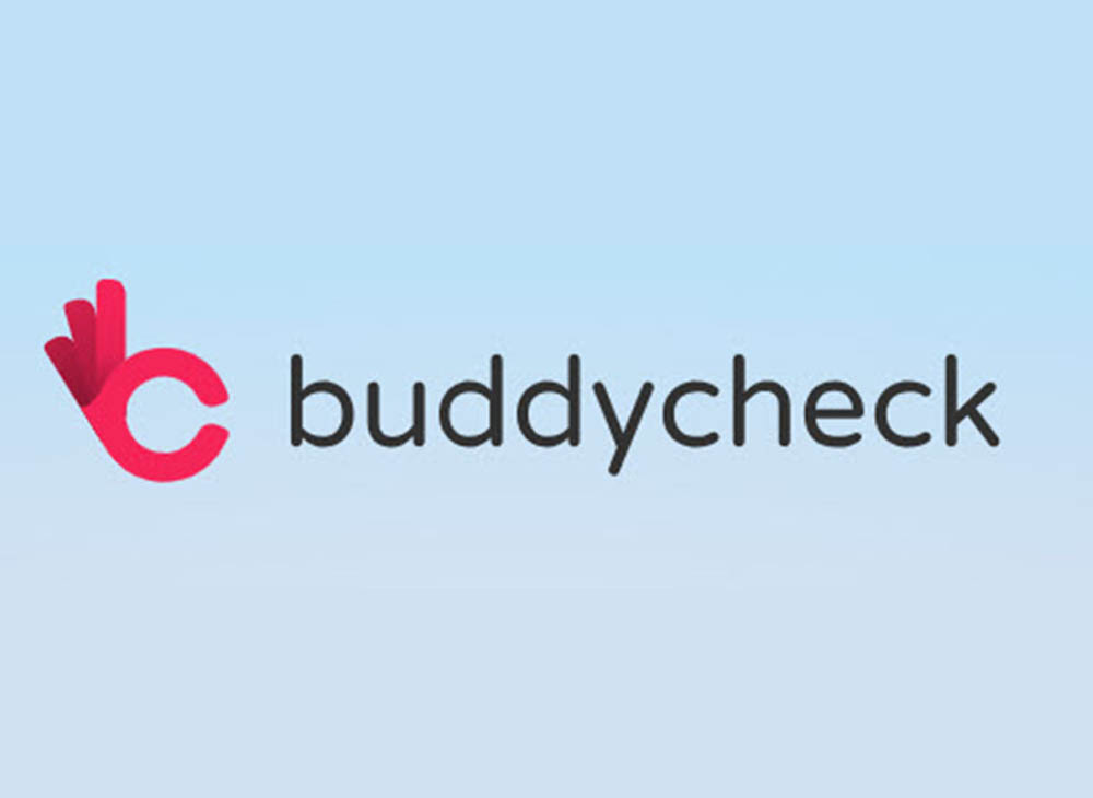 Buddycheck logo.