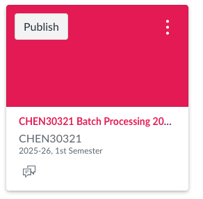 screenshot from canvas showing a example teaching unit