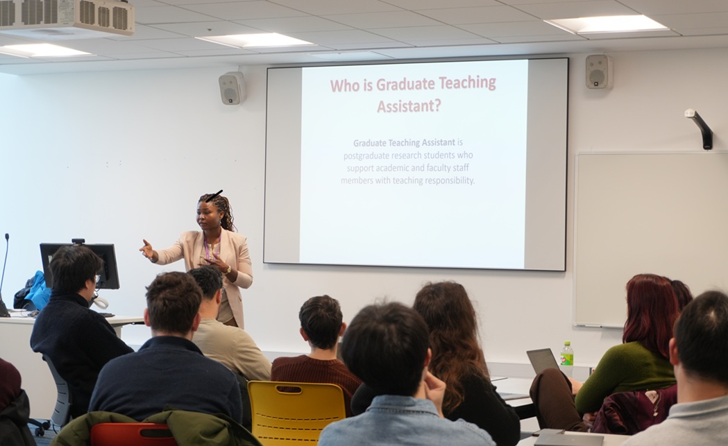 people in a room having training