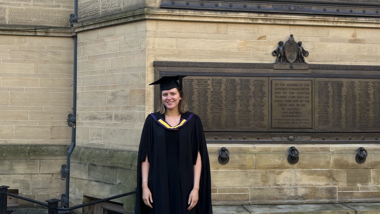 Frances Fowden - a graduate from the MSc Pollution and Environmental Control course