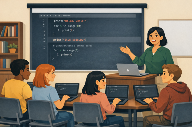 The pedagogic value of Live Coding: Case Study – Civil Engineering