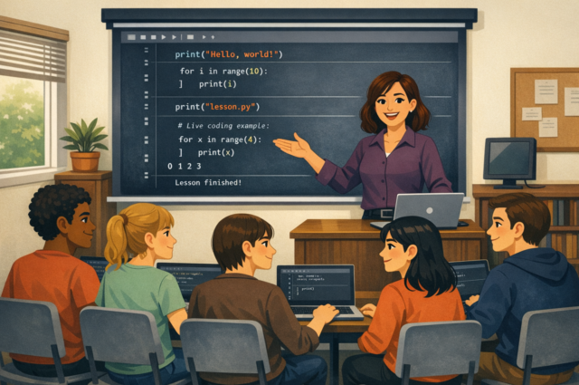 The Pedagogic Value of Live Coding: Case Study – Physics & Astronomy
