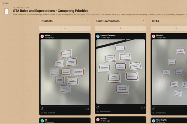 Beyond the digital noticeboard: different ways to use Padlet in teaching